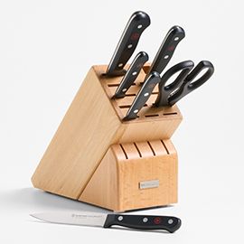 Wüsthof® Gourmet 7-Piece Knife Block Set now $179