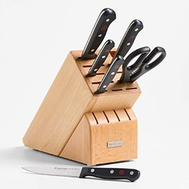 Wusthof Gourmet black 7-piece block set now $179