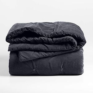 Organic Cotton Midnight Navy Quilt