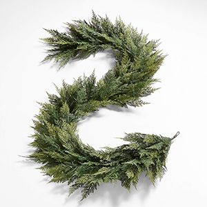 Faux Hemlock Pine Pre-Lit Garland