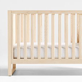 Bodie Natural Oak Wood Crib