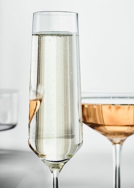 champagne flutes