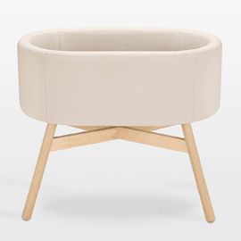 babyletto x gathre capsule ivory bassinet