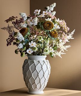 Corda Large Ceramic Rope Vase