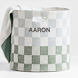 hopscotch checkerboard floor storage bin