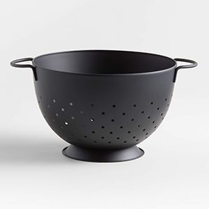 Nera Matte Black Colander