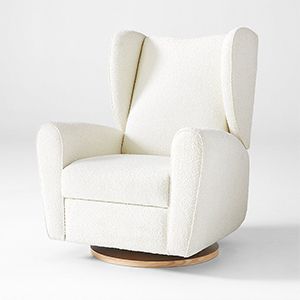 Seesaw Cream Boucle Nursery Power Recliner Chair