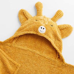 Giraffe Organic Cotton Hooded Towel