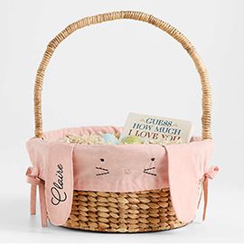 Modern Easter Basket with Bunny Liner