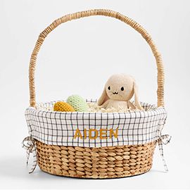 Mini Stax Ivory Easter Basket Liner