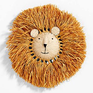 All Across Africa Lion Head Wall Decor