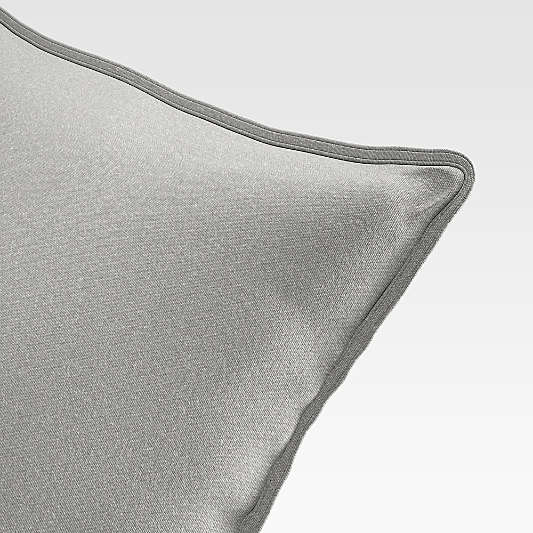 Sunbrella ® Graphite 20"x20" Outdoor Pillow