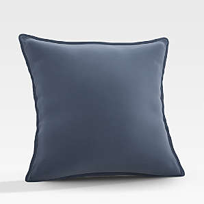 large blue throw pillows