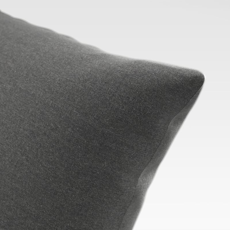 Sunbrella ® Charcoal Outdoor Lumbar Pillow - image 6 of 9