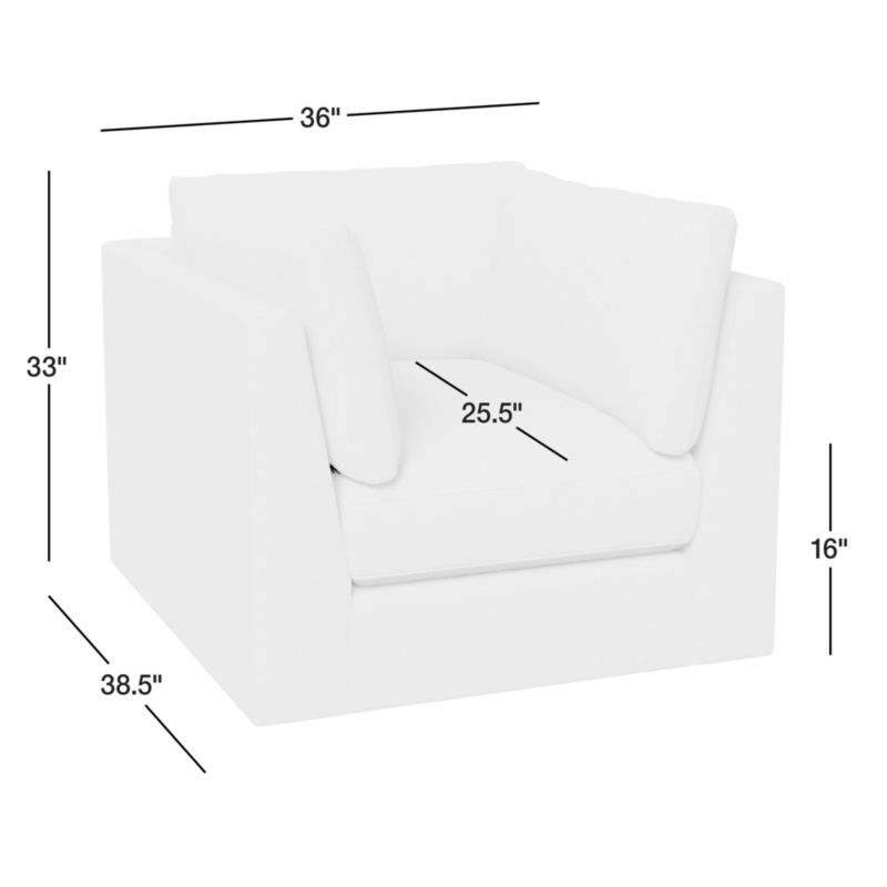 View Monterey 38.5" Swivel Chair - image 4 of 8