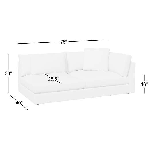 Monterey Modular Right-Arm Sofa Sectional Piece