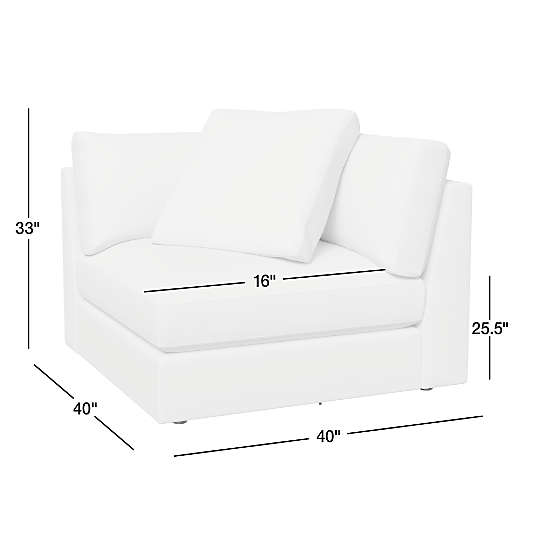 Monterey Modular Corner Chair Sectional Piece