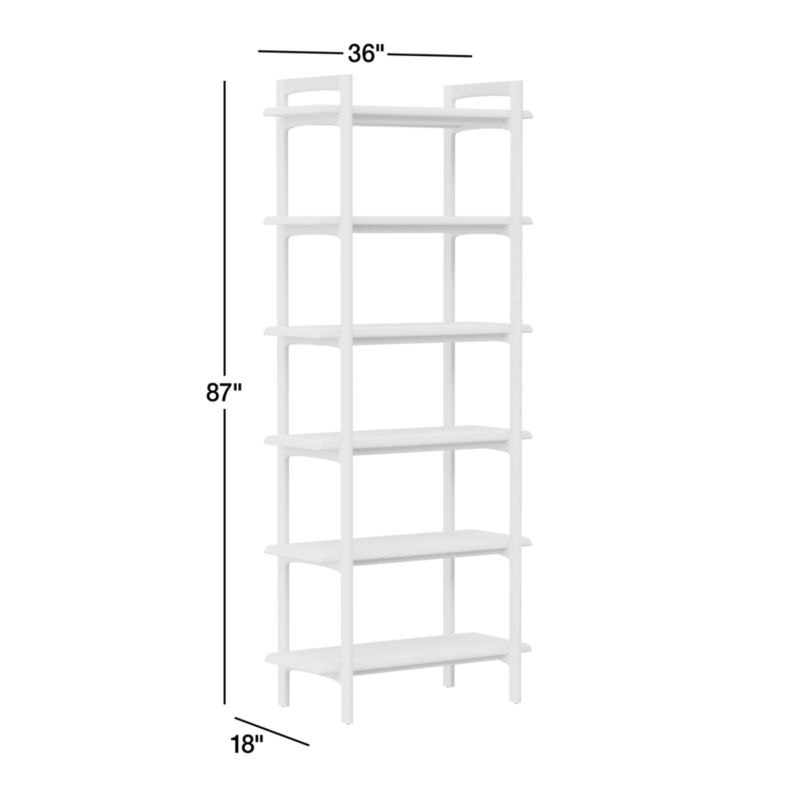 Elias Natural Elm Wood Open Bookcase