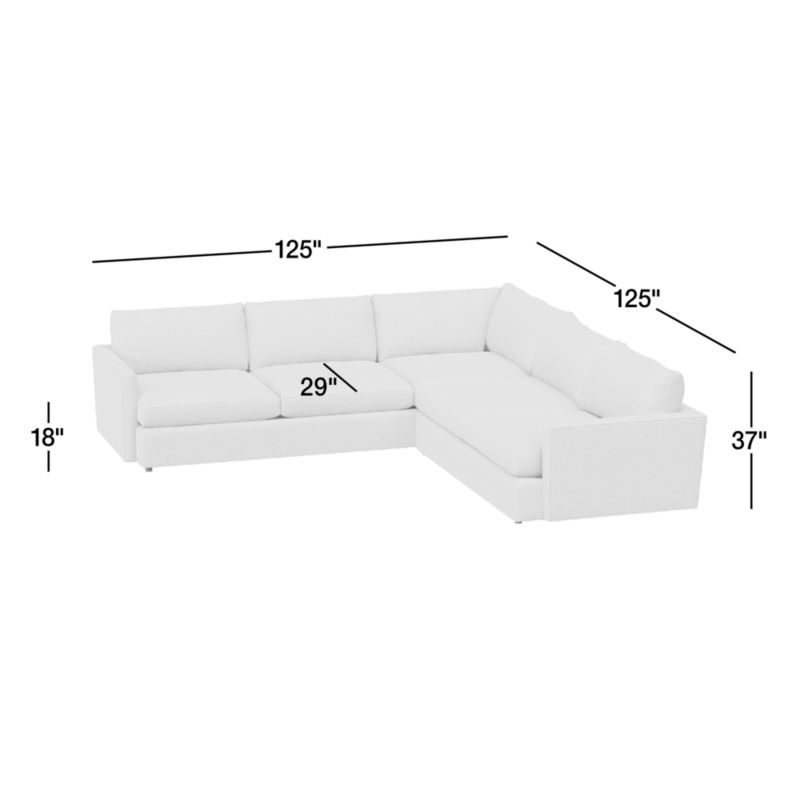 View Lounge Deep 2-Piece L-Shaped Sectional with Left-Arm Corner Sofa - image 3 of 8