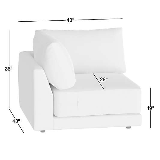 Gather Deep Corner Chair Sectional Piece
