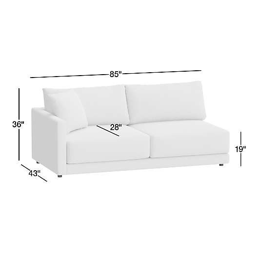 Gather Deep Left-Arm Sofa Sectional Piece