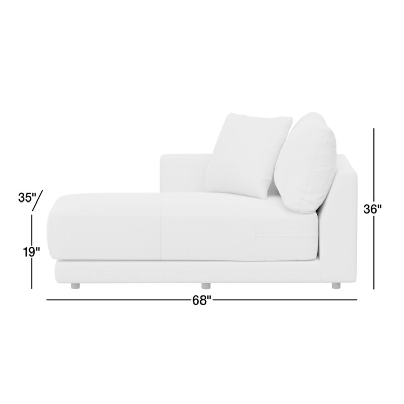 Gather Deep Left-Arm Chaise Lounge