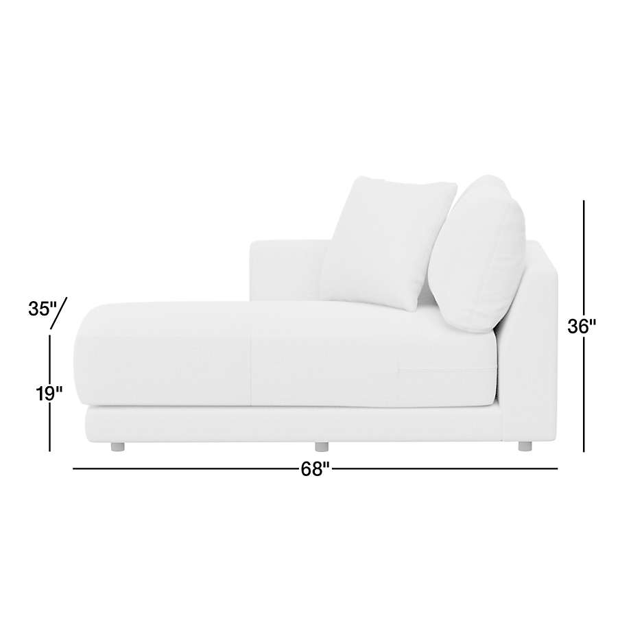 View Gather Deep Left Arm Chaise - image 5 of 7
