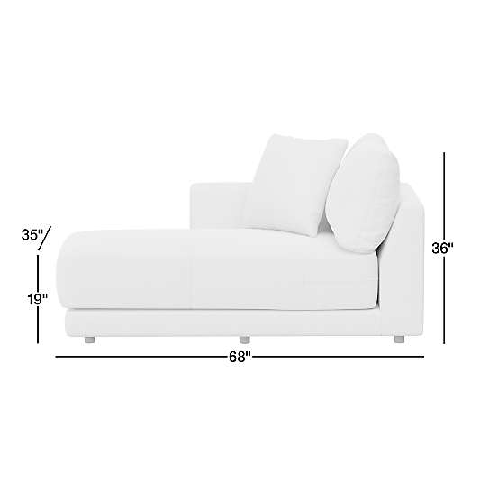 Gather Deep Left-Arm Chaise Lounge