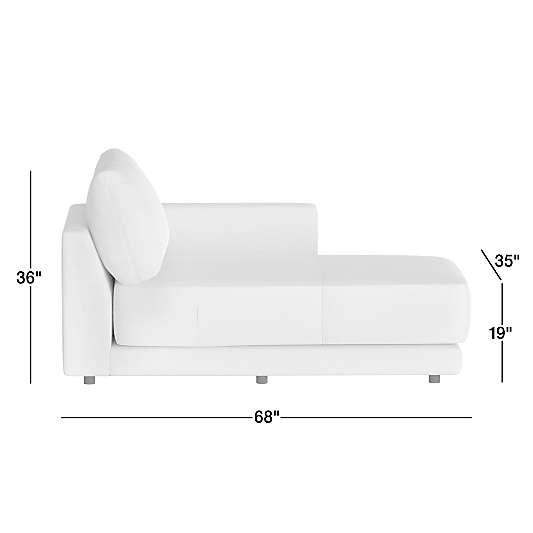 Gather Deep Right-Arm Chaise Lounge Sectional Piece