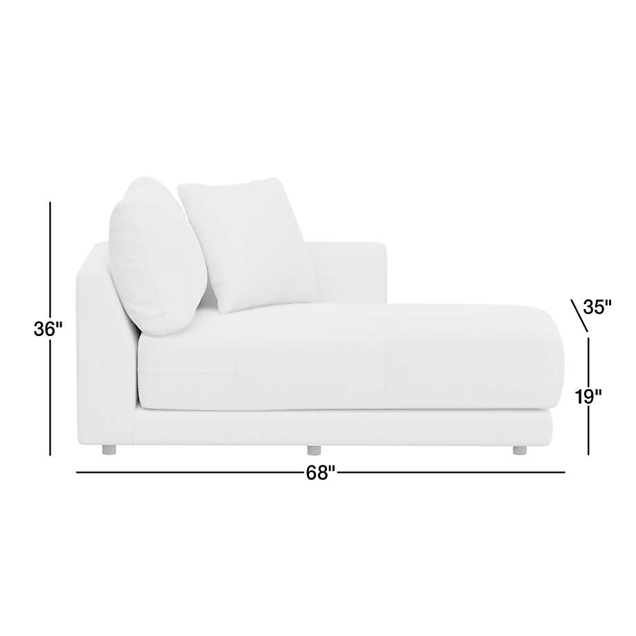 View Gather Deep Right Arm Chaise - image 5 of 8