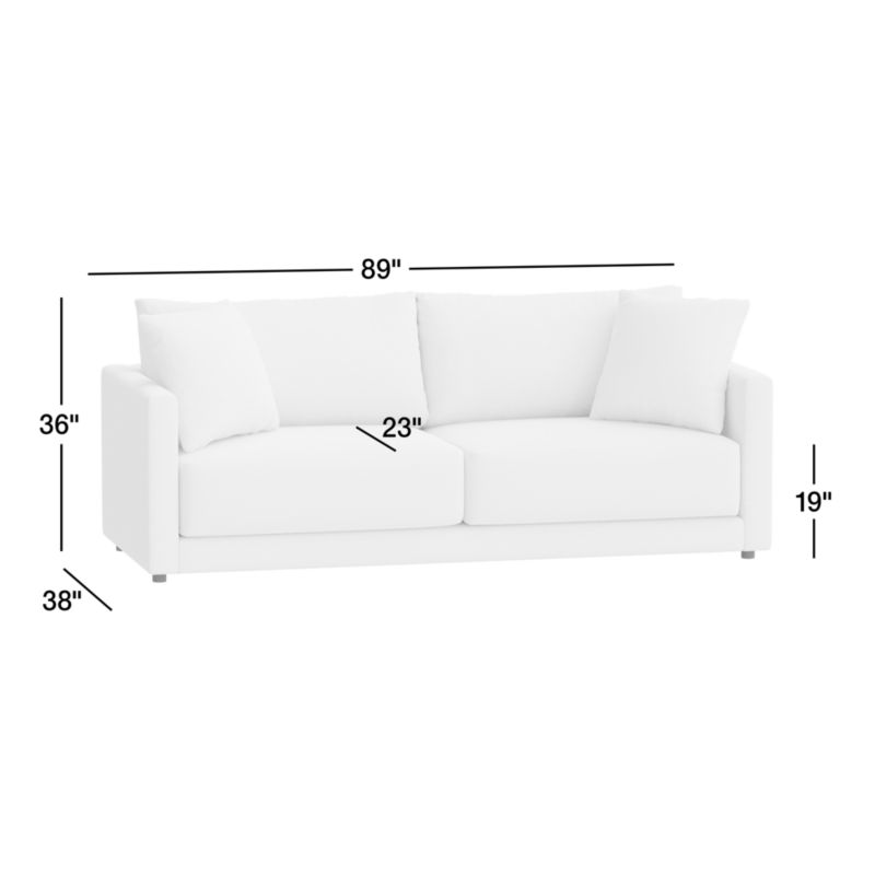 View Gather Sofa 89" - image 3 of 15