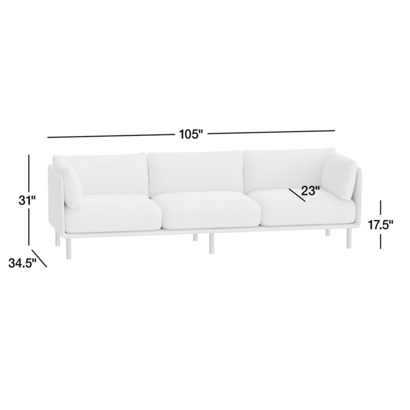 View Wells 105" Grande Sofa - image 2 of 6