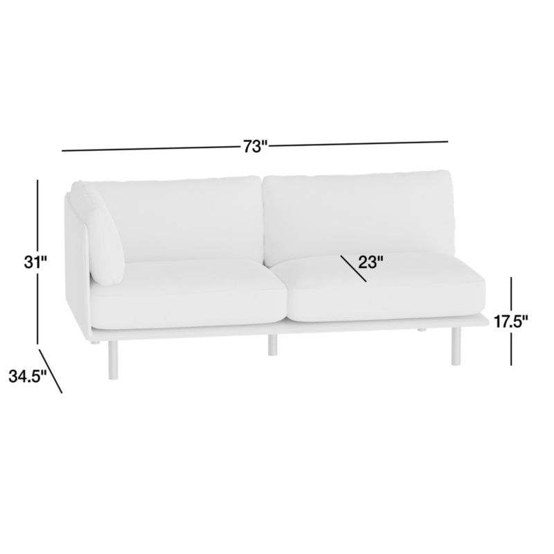 View Wells Left-Arm Sofa - image 2 of 2