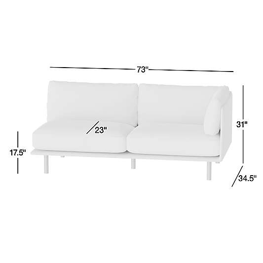 Wells Right-Arm Sofa Sectional Piece