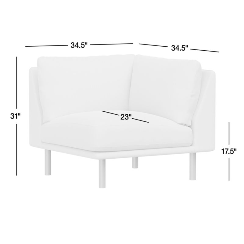 View Wells Corner Sectional Piece - image 2 of 2