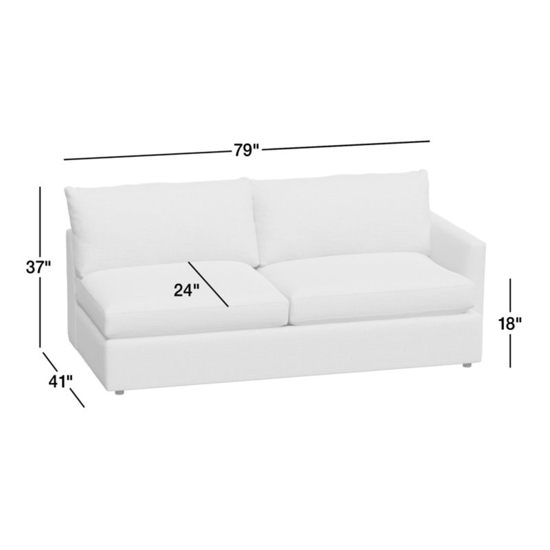 Lounge Right-Arm Upholstered Sofa