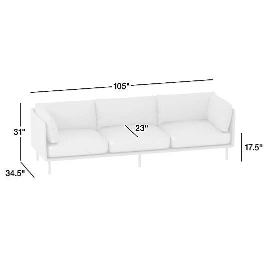 Wells Leather Grande Sofa