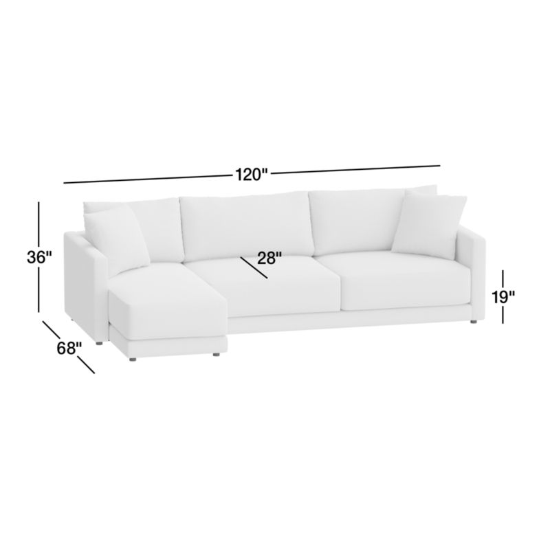 View Gather Deep 2-Piece Left-Arm Chaise Sectional Sofa - image 2 of 19