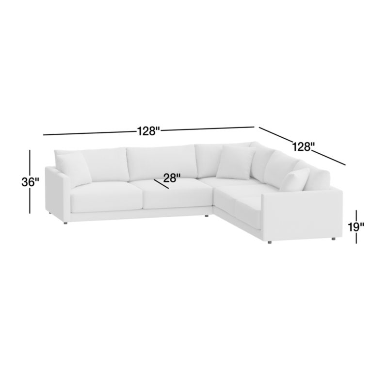 View Gather Deep 3-Piece L-Shaped Sectional Sofa - image 2 of 19