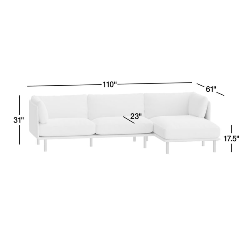 View Wells 2-Piece Chaise Sectional Sofa - image 2 of 6