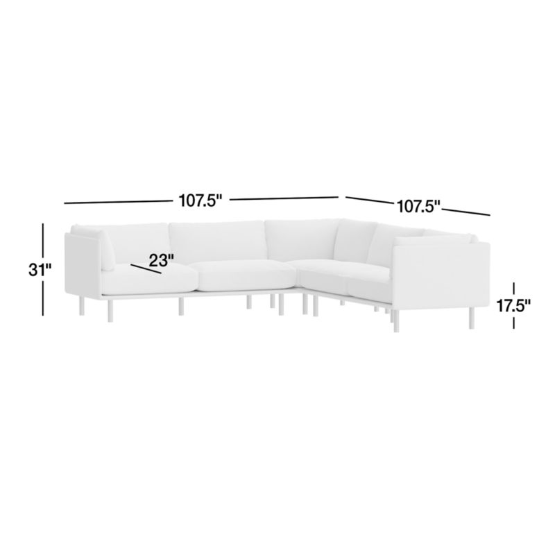 View Wells 3-Piece Corner Sectional Sofa - image 2 of 6