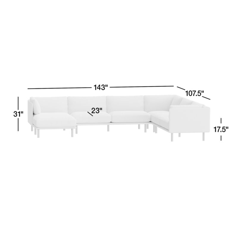 View Wells 4-Piece Corner Sectional Sofa - image 2 of 6