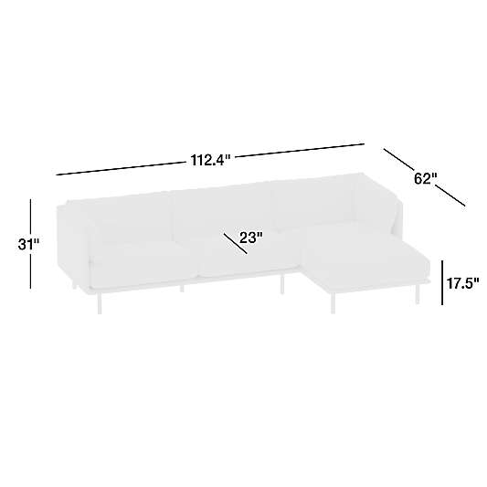 Wells Leather 2-Piece Chaise Sectional Sofa