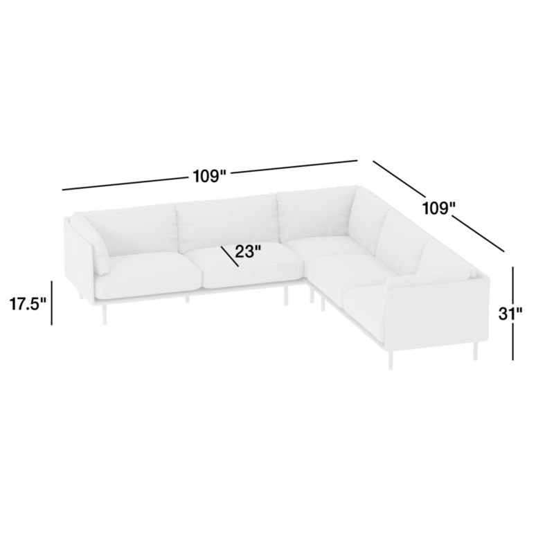 View Wells Leather 3-Piece L-Shaped Sectional Sofa - image 4 of 12