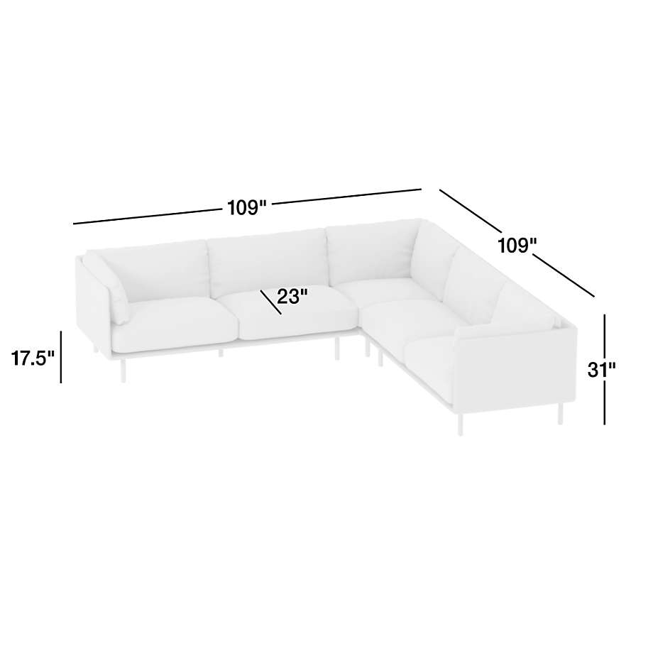 View Wells Leather 3-Piece L-Shaped Sectional Sofa - image 8 of 17