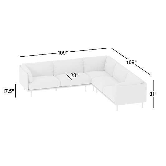 Wells Leather 3-Piece L-Shaped Sectional Sofa