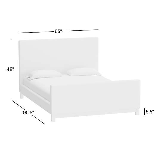 Pacific Ivory Upholstered Queen Bed