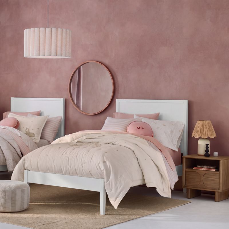 Ever Simple White Wood Kids Twin Bed - image 2 of 8