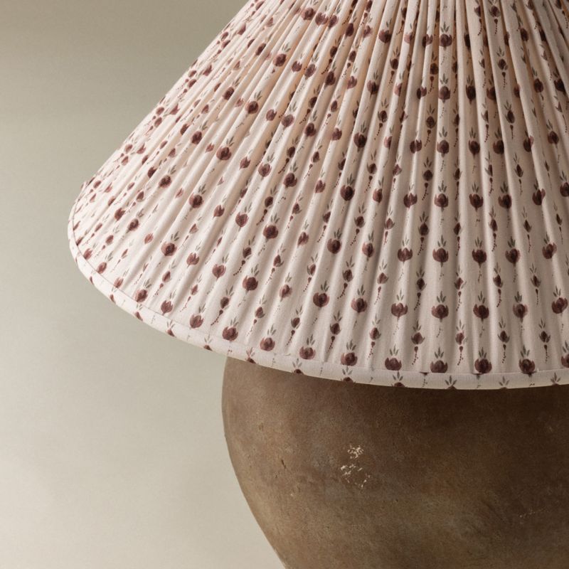 Calabria Table Lamp Primrose Red Shade 23" - image 3 of 5
