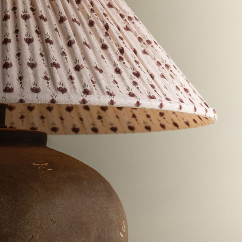 Calabria Table Lamp Primrose Red Shade 23" - image 4 of 5